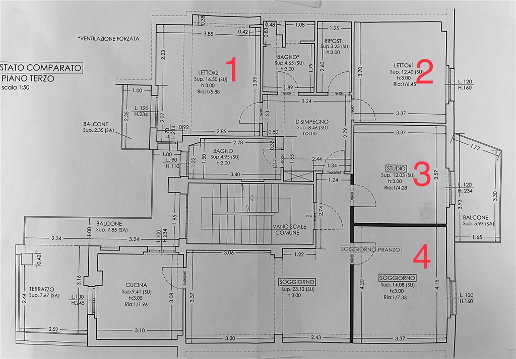 Villa immobiliare Forlì - APPARTAMENTO riferimento 2110