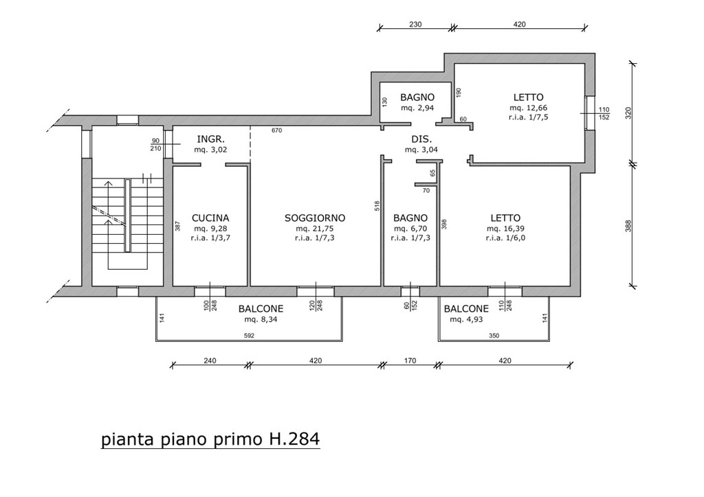 Villa immobiliare Forlì - APPARTAMENTO riferimento 2143