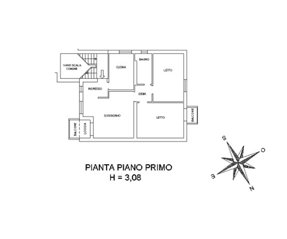 Villa immobiliare Forlì - APPARTAMENTO riferimento 2142